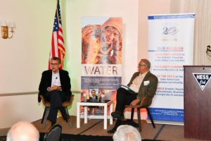 Rajat Gupta shares his story with Houston professionals at IACCGH Fireside Chat event